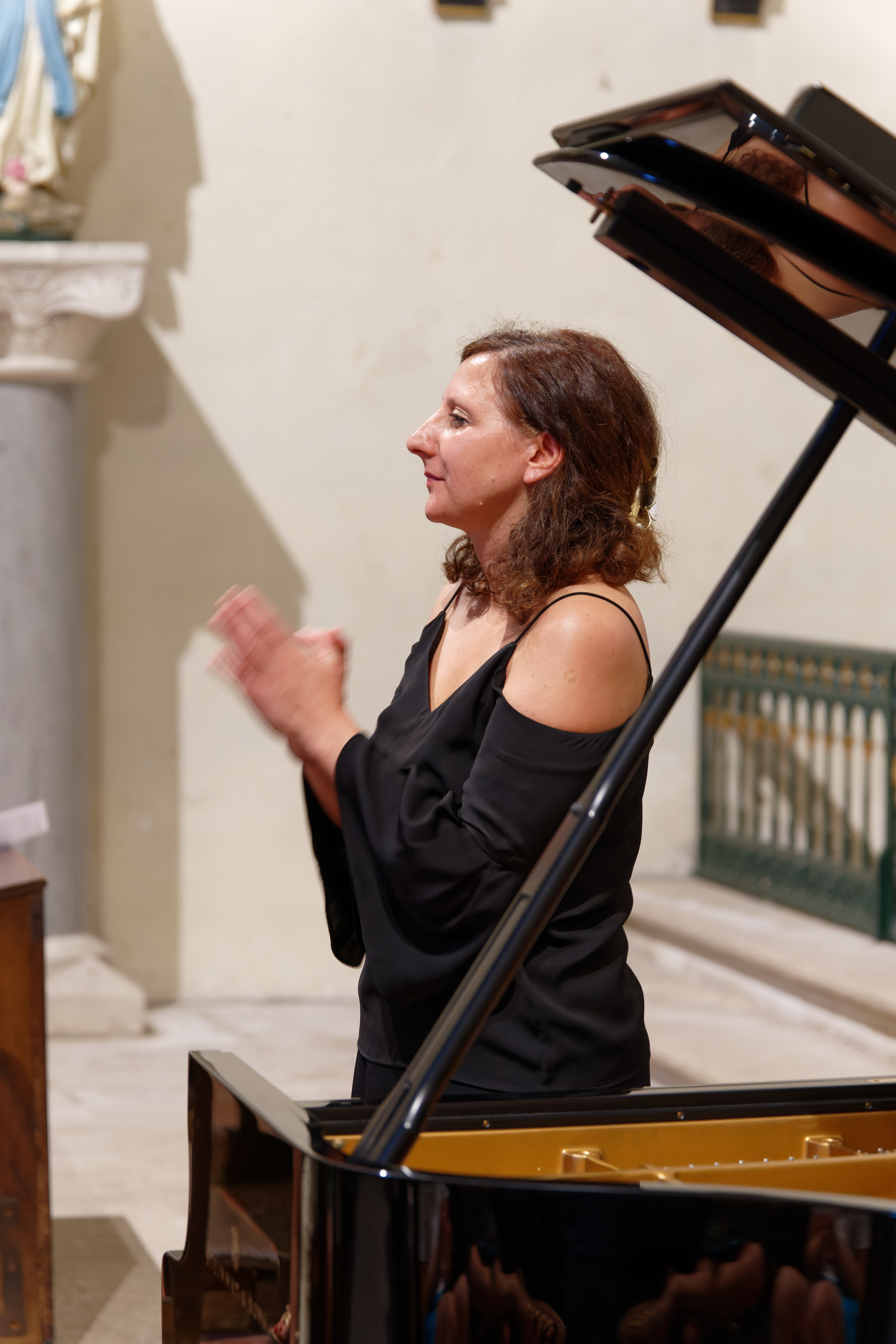 16 juillet 2022,Maria Perrotta en concert Eglise d'Entrechaux