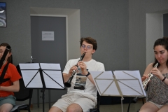 Répétition à la Mairie ,  Yan Maratka, clarinette